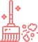 outline-1 Graphic of a broom used by professional Airbnb cleaners at The Magic Helpers.