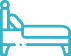 rental Bed icon showing that The Magic Helpers offer linen rental for Airbnbs.